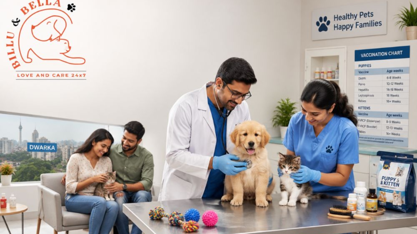 Why Puppies and Kittens Need Early Care at a Pet Clinic in Dwarka