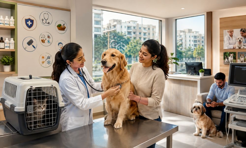 How a Pet Clinic in Dwarka Helps Keep Your Pet Healthy Year-Round