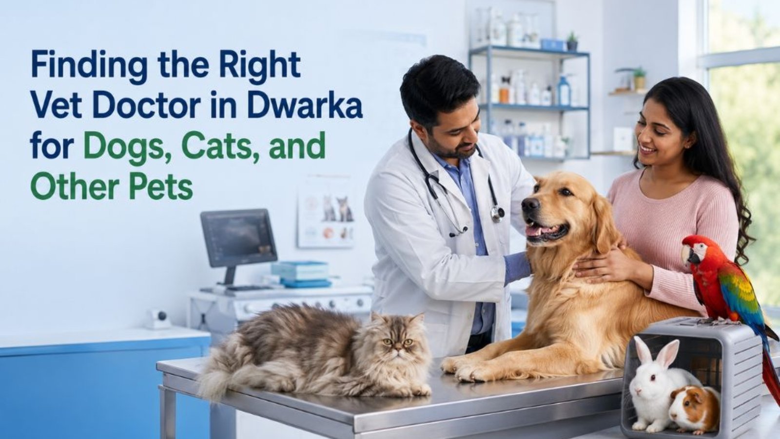 Finding the Right Vet Doctor in Dwarka for Dogs, Cats, and Other Pets