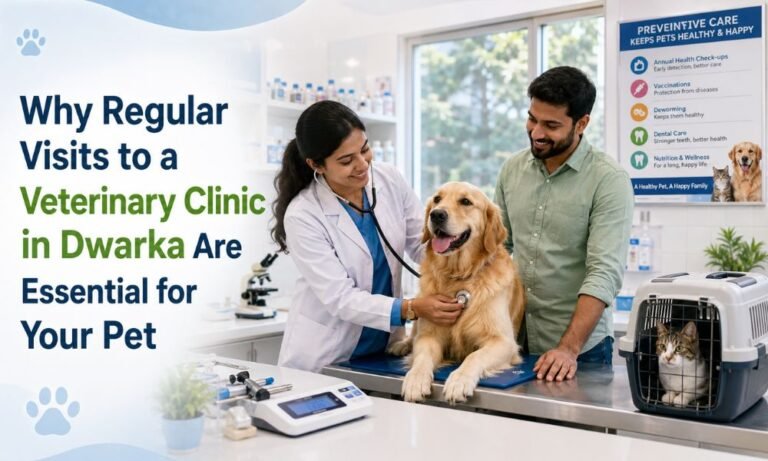 Why Regular Visits to a Veterinary Clinic in Dwarka Are Essential for Your Pet