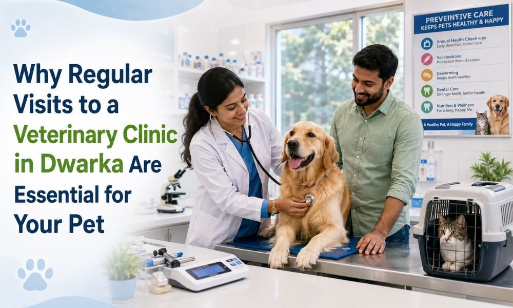 Why Regular Visits to a Veterinary Clinic in Dwarka Are Essential for Your Pet