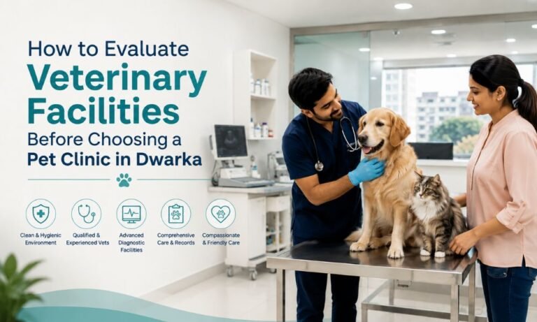 How to Evaluate Veterinary Facilities Before Choosing a Pet Clinic in Dwarka
